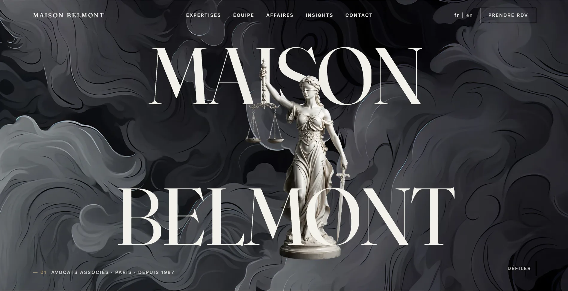 Aperçu du site Maison Belmont